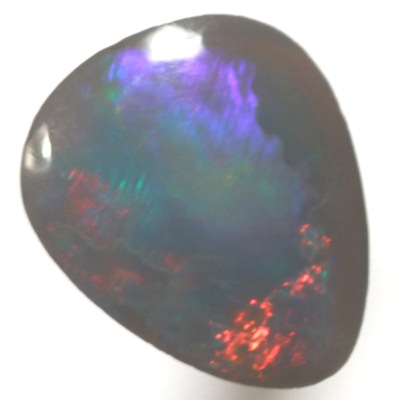 SOLID SEMI BLACK OPAL Very bright large rolling flashes SEE VIDEO